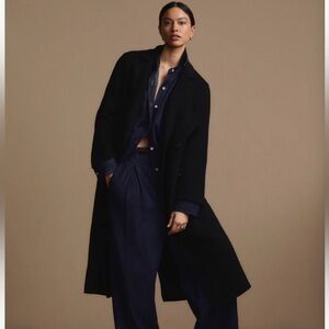Jenni Kayne Olivia “ chocolate “ wool coat current collection used small